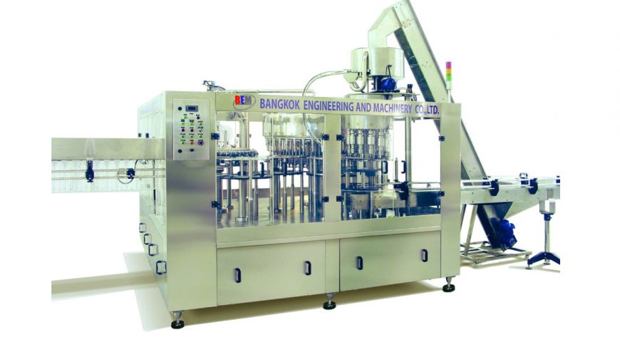 เครื่องบรรจุน้ำดื่ม ของเหลวใส่ขวด แบบโรตารี่ MONOBLOC AUTOMATIC ROTARY FILLING MACHINE